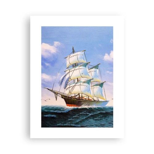 Affisch - Stolt med vinden - 30x40 cm