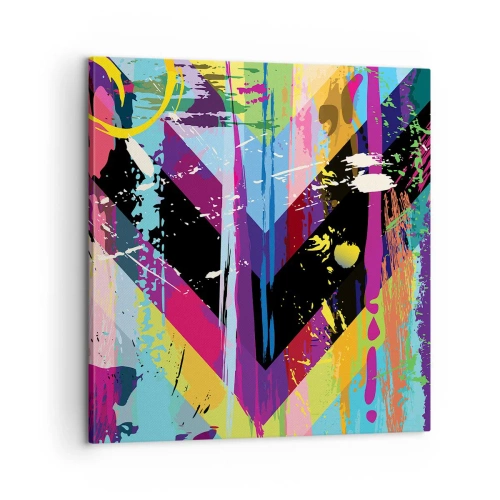 Canvastavla - Bild på duk - Uppifrån nedåt - 60x60 cm