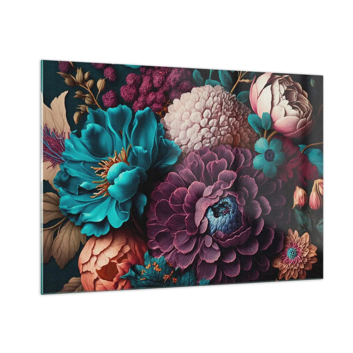 Glastavla - Bild på glas - Natur i överflöd - 100x70 cm