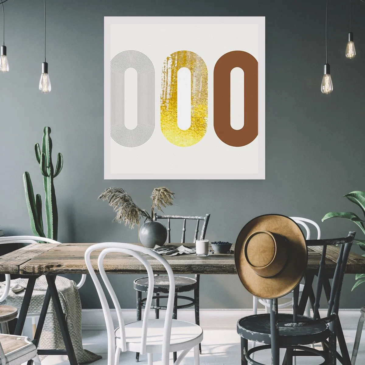 Affisch - Ooo! - 60x60 cm