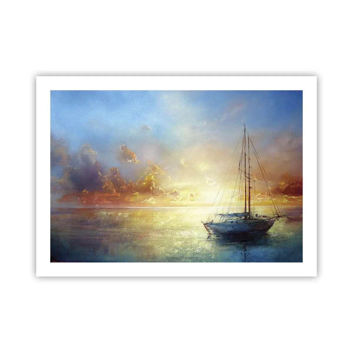 Affisch - I guldviken - 70x50 cm