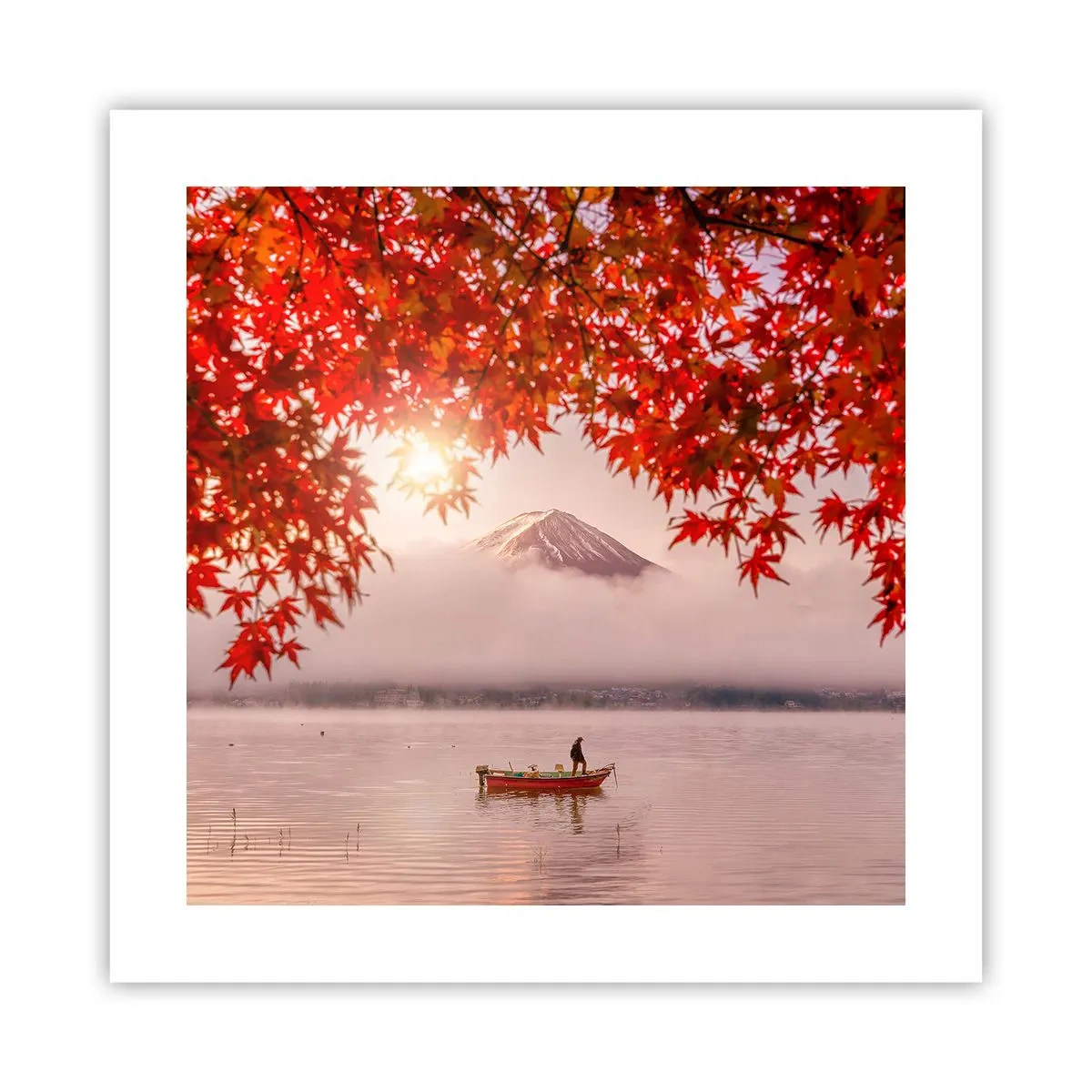 Affisch - I japansk stämning - 40x40 cm