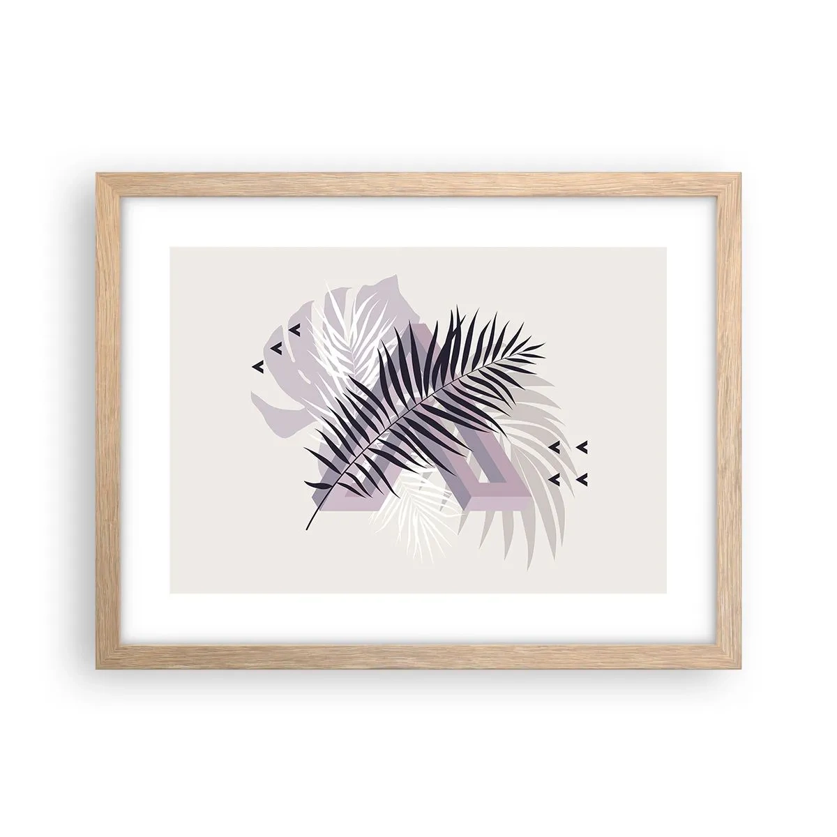 Affisch i ram av ljusek - Skuggans skugga - 40x30 cm