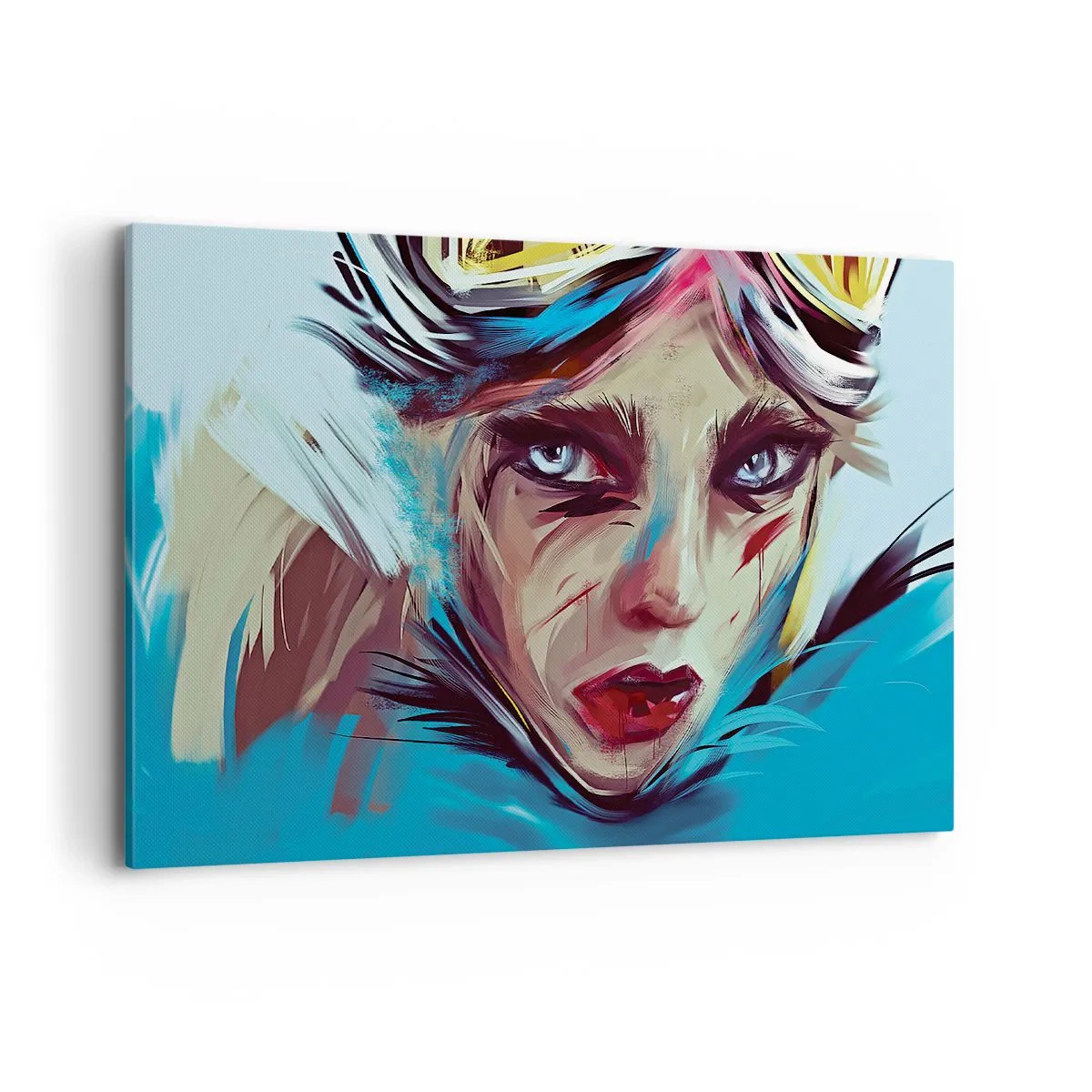 Canvastavla - Bild på duk - Vägkämpe - 100x70 cm