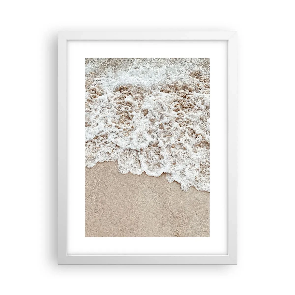 Affisch i vit ram - Strax tillbaka - 30x40 cm