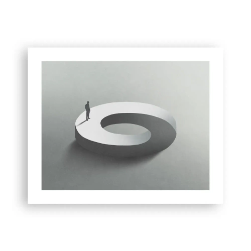 Affisch - Och försök att vara klok - 50x40 cm