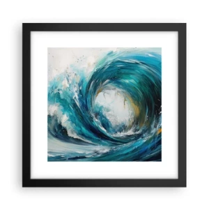 Affisch i svart ram - Havsportal - 30x30 cm