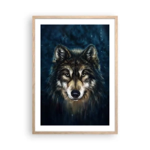 Affisch i ram av ljusek - Alfa? Och omega - 50x70 cm