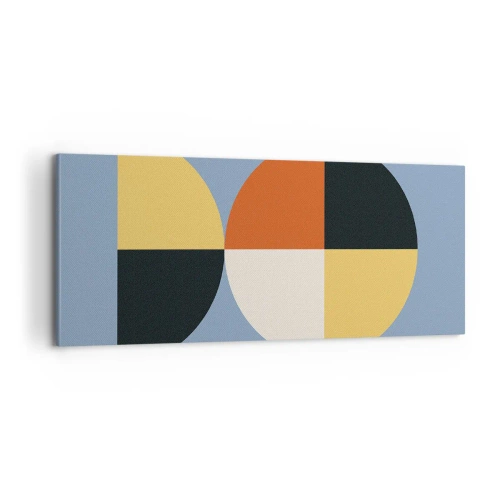 Canvastavla - Bild på duk - Titta och räkna - 100x40 cm