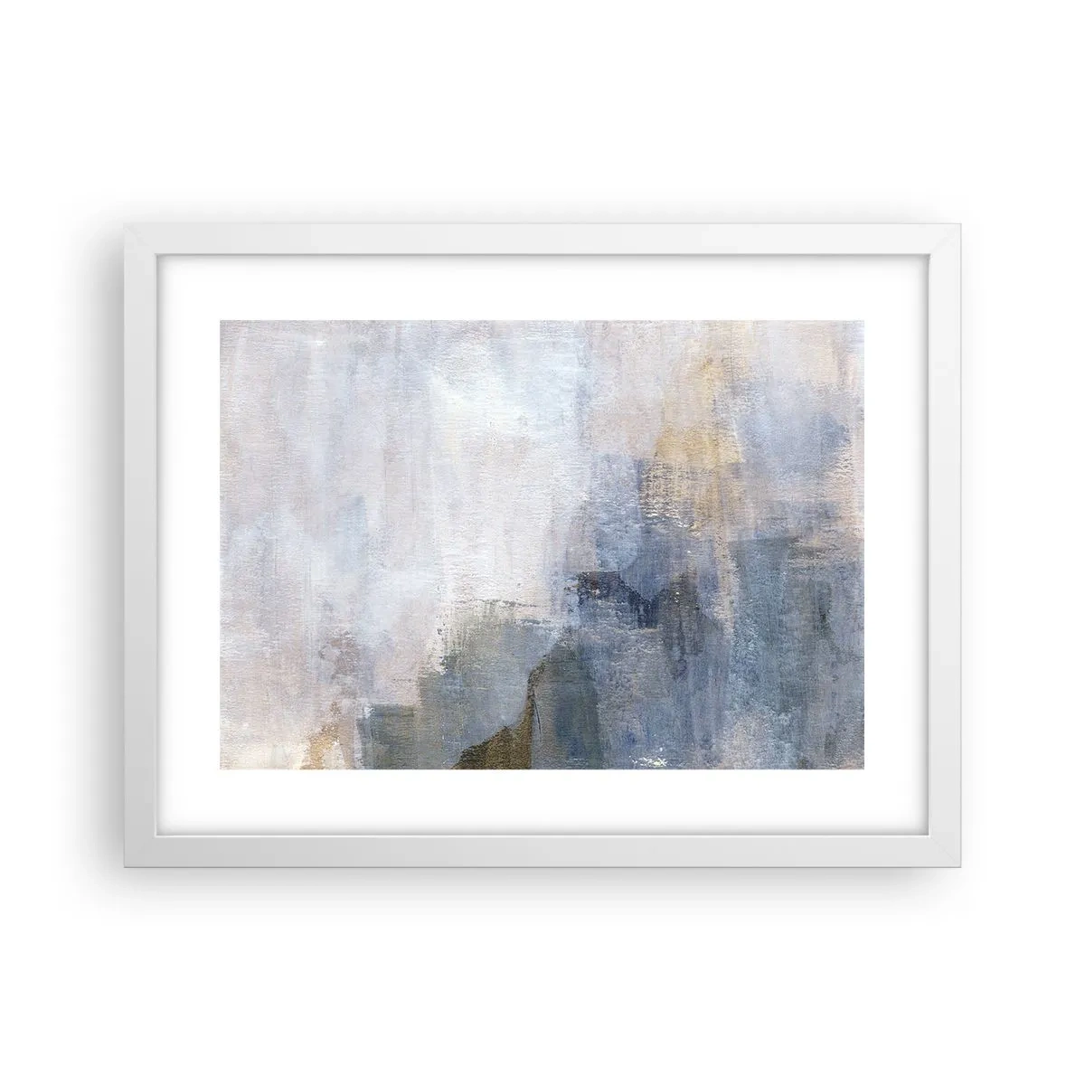 Affisch i vit ram - Färgernas toner och ackord - 40x30 cm