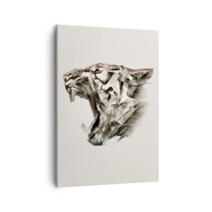 Canvastavla - Bild på duk - Nu vet du vem som styr - 50x70 cm