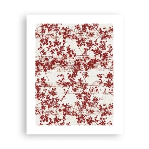 Affisch - Som en gammal percale - 40x50 cm