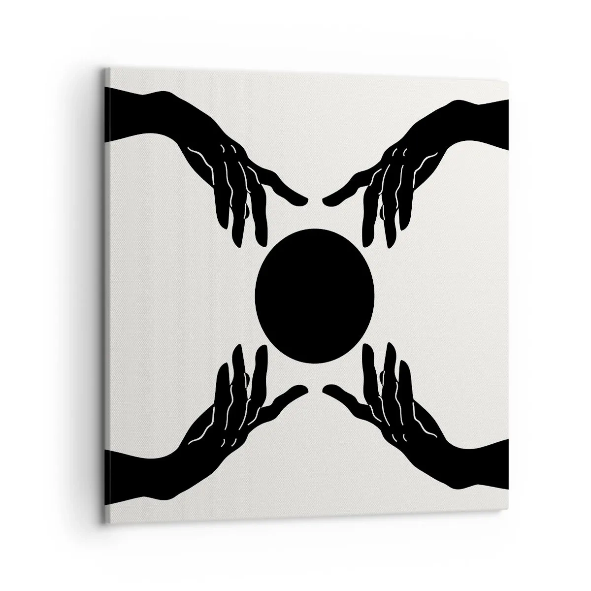 Canvastavla - Bild på duk - Ett hemligt tecken - 50x50 cm