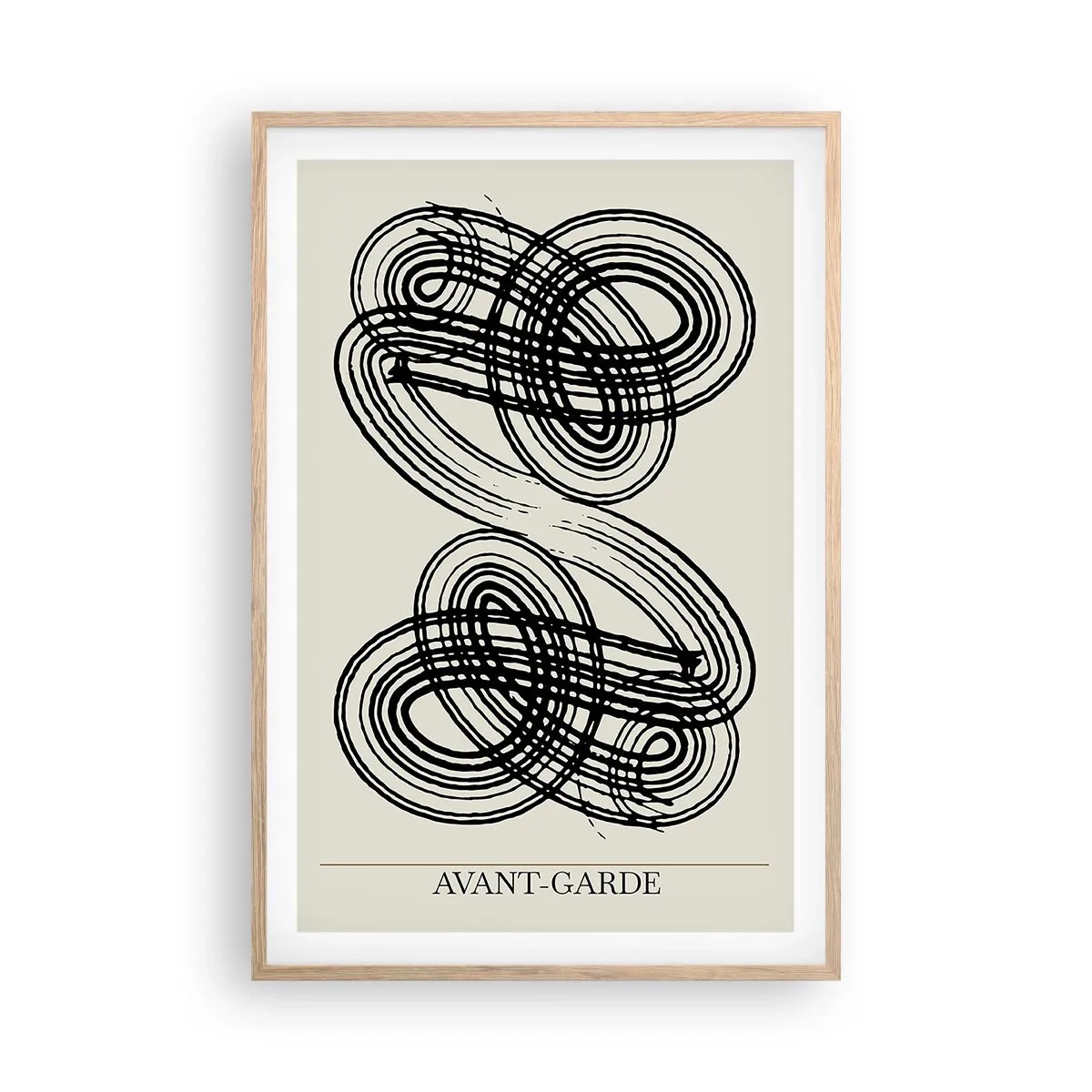 Affisch i ram av ljusek - Det kom ut spontant - 61x91 cm