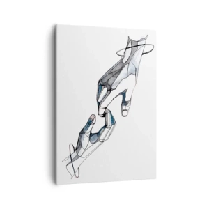 Canvastavla - Bild på duk - God gest - 50x70 cm