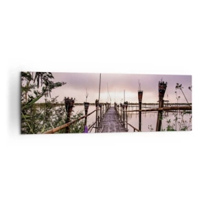 Canvastavla - Bild på duk - Asiens lugn och tystnad - 160x50 cm