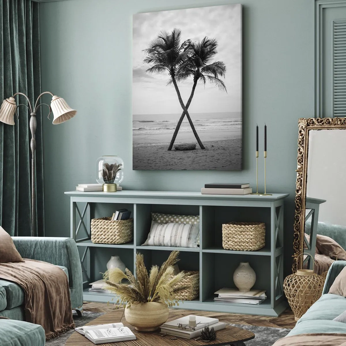Canvastavla - Bild på duk - Ömsint närvaro - 50x70 cm