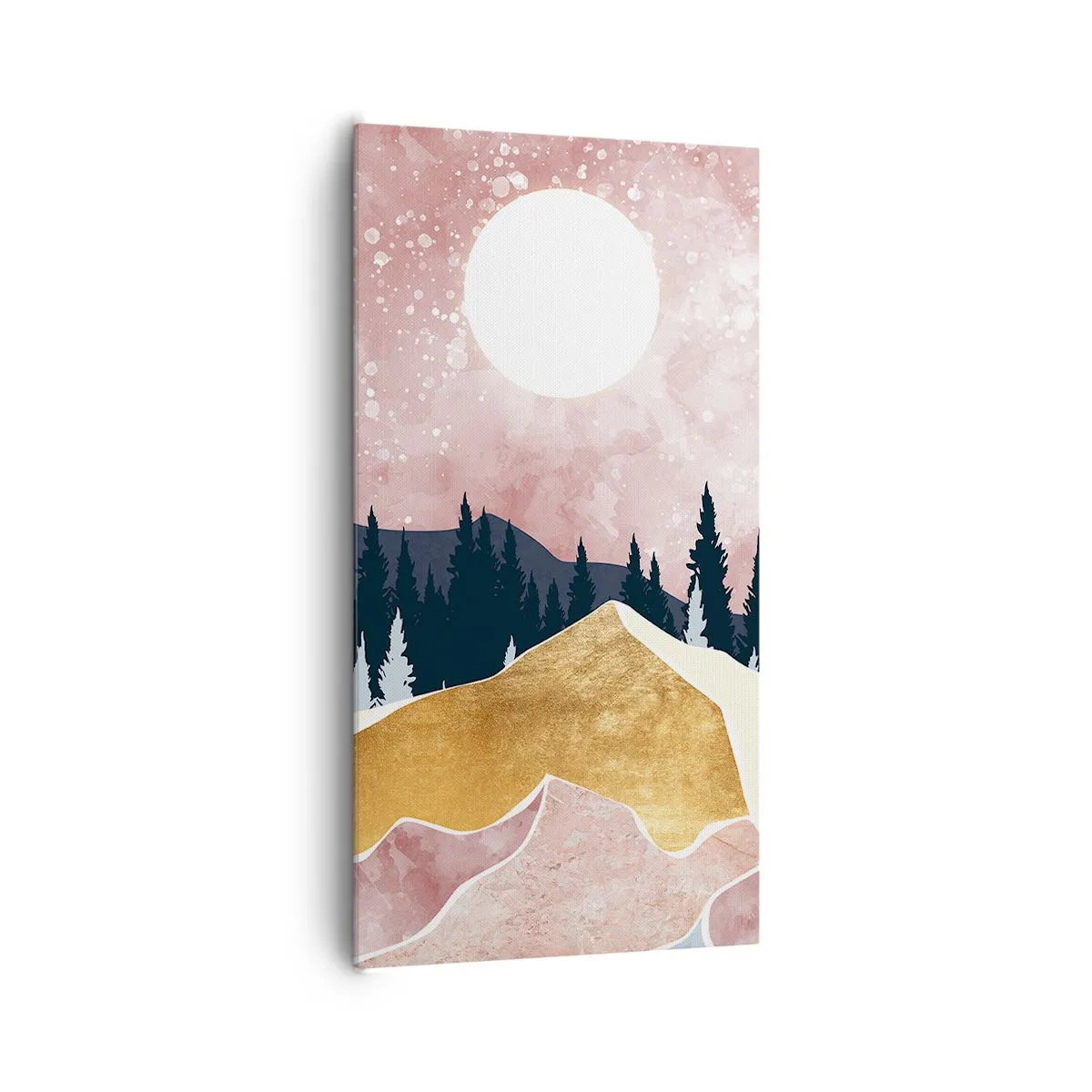 Canvastavla - Bild på duk - Nattvakt - 65x120 cm