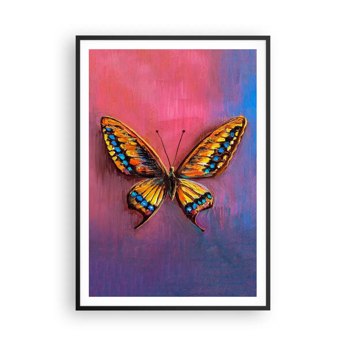 Affisch i svart ram - Naturens klenoder - 70x100 cm