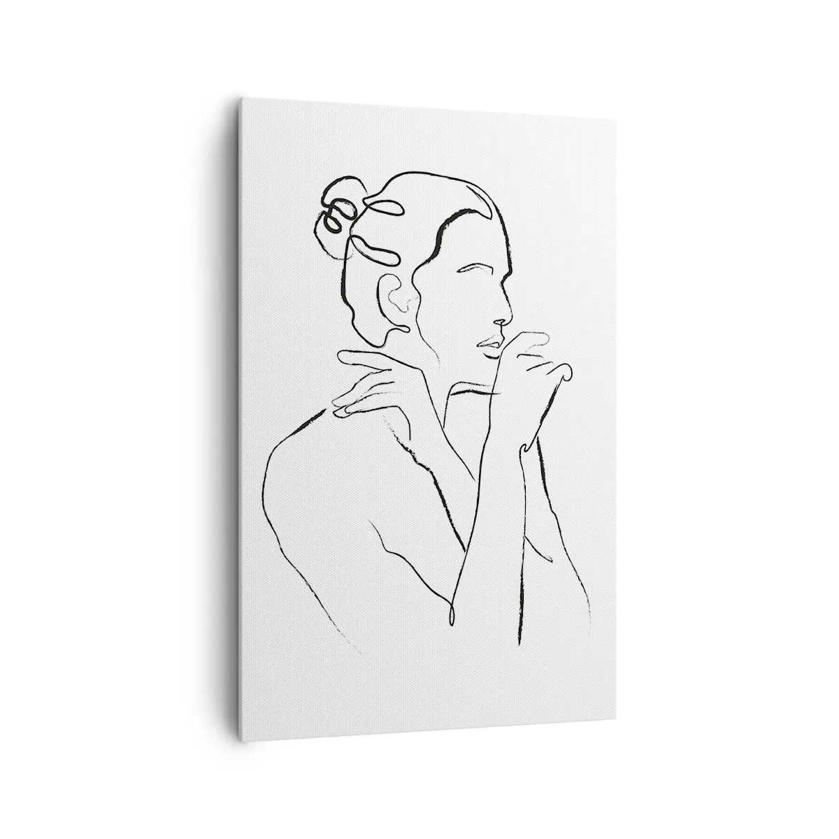 Canvastavla - Bild på duk - Akten: ett sensuellt mysterium - 80x120 cm