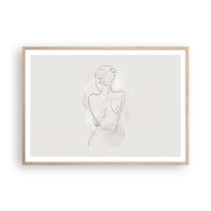 Affisch i ram av ljusek - Som ett känsligt instrument - 100x70 cm