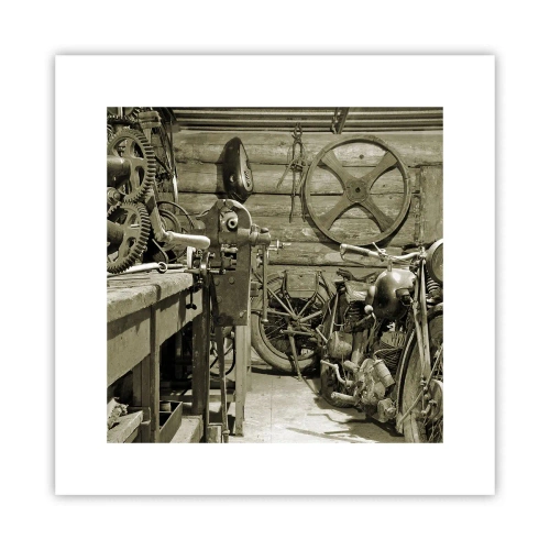 Affisch - I onkel Lasses skjul - 30x30 cm