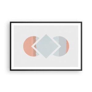 Affisch i svart ram - Situationen är klar - 91x61 cm