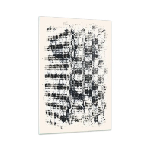 Glastavla - Bild på glas - Dimmig komposition - 70x100 cm