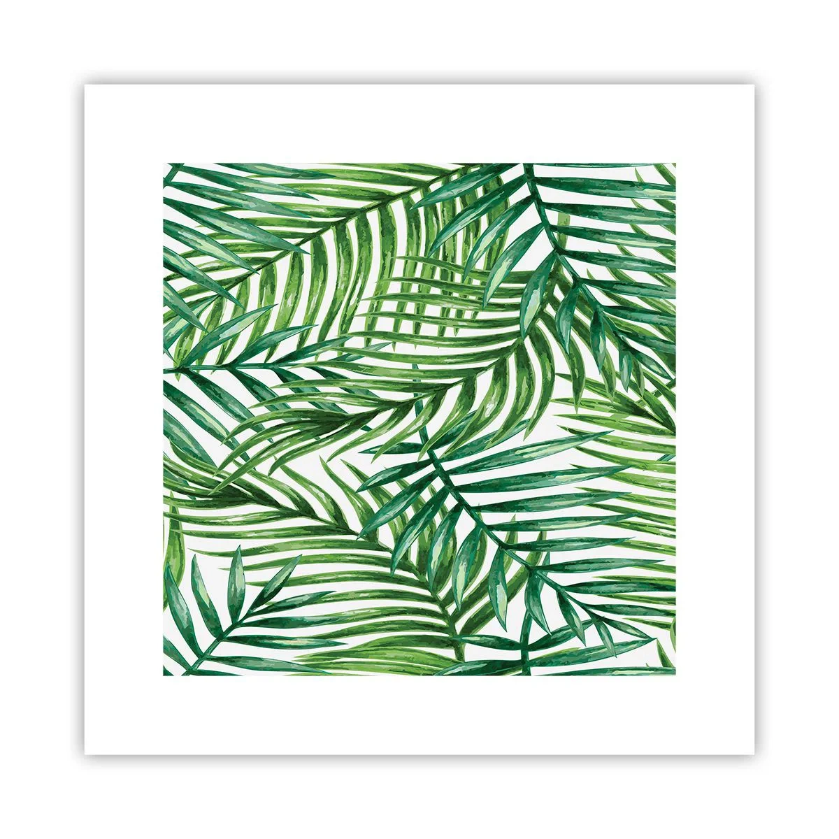 Affisch - Under gröna baldakinen - 30x30 cm