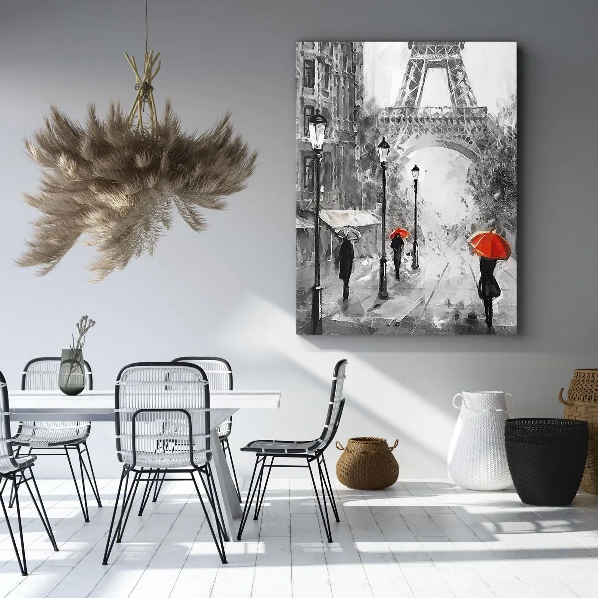 Canvastavla - Bild på duk - Alla vägar leder till tornet - 50x70 cm