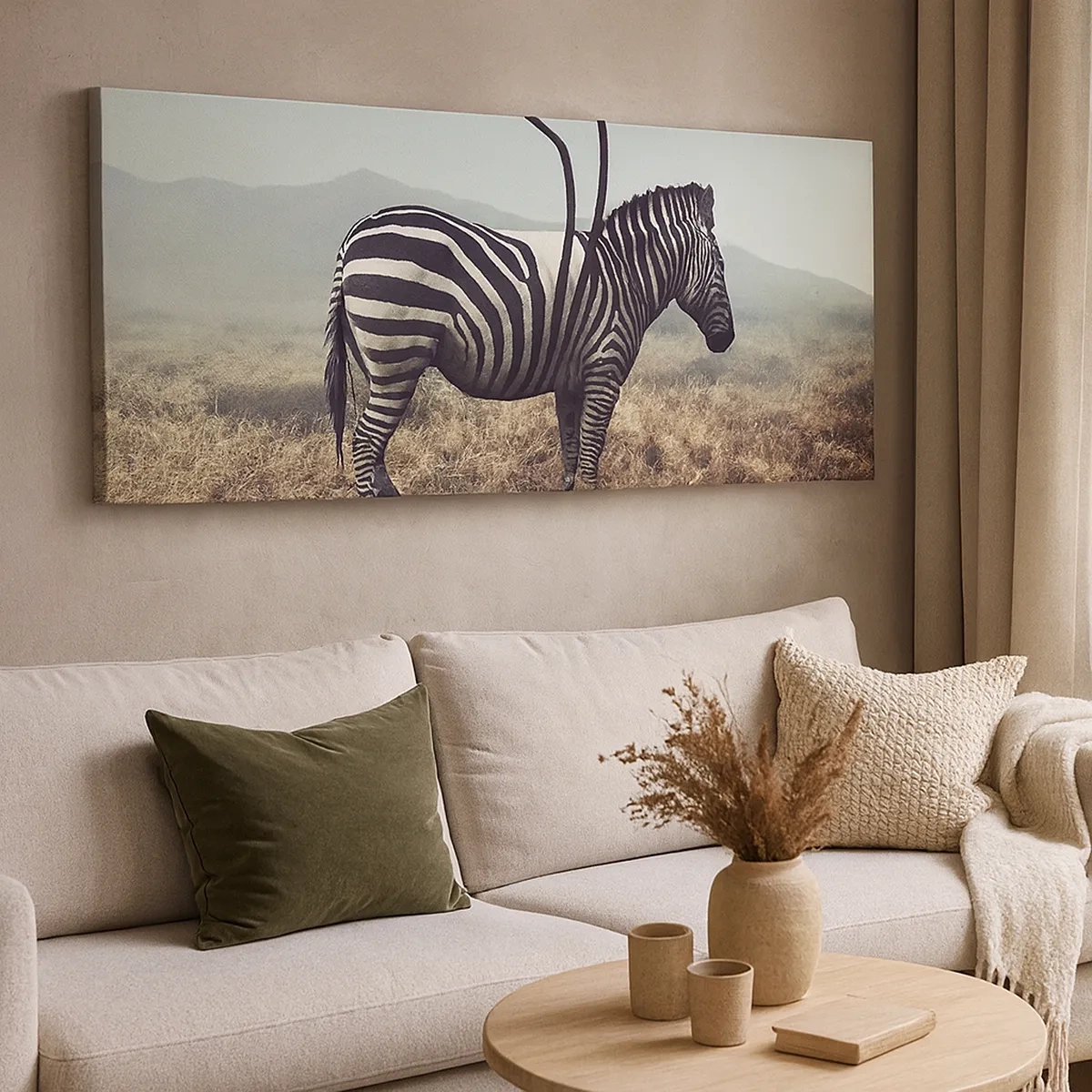 Canvastavla - Bild på duk - Akta! Fel - 30x30 cm