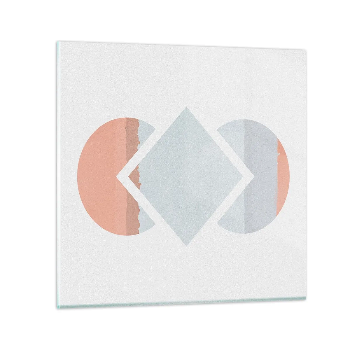 Glastavla - Bild på glas - Situationen är klar - 30x30 cm