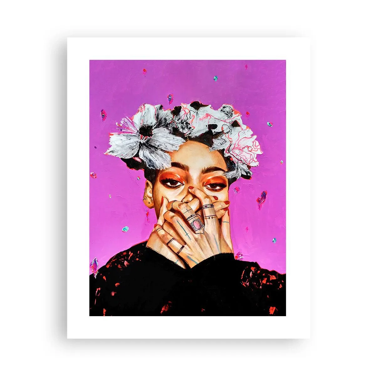 Affisch - Lite galen - 40x50 cm