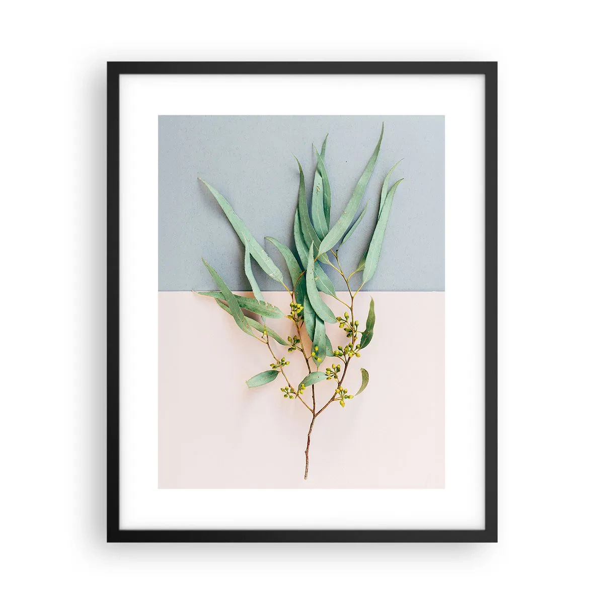 Affisch i svart ram - Pastellens subtilitet - 40x50 cm