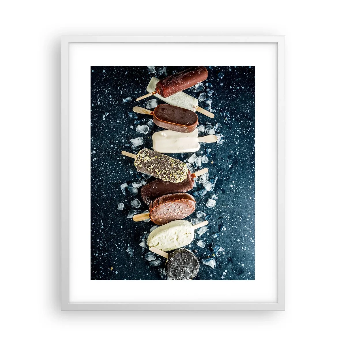 Affisch i vit ram - Smak av varm sommar - 40x50 cm