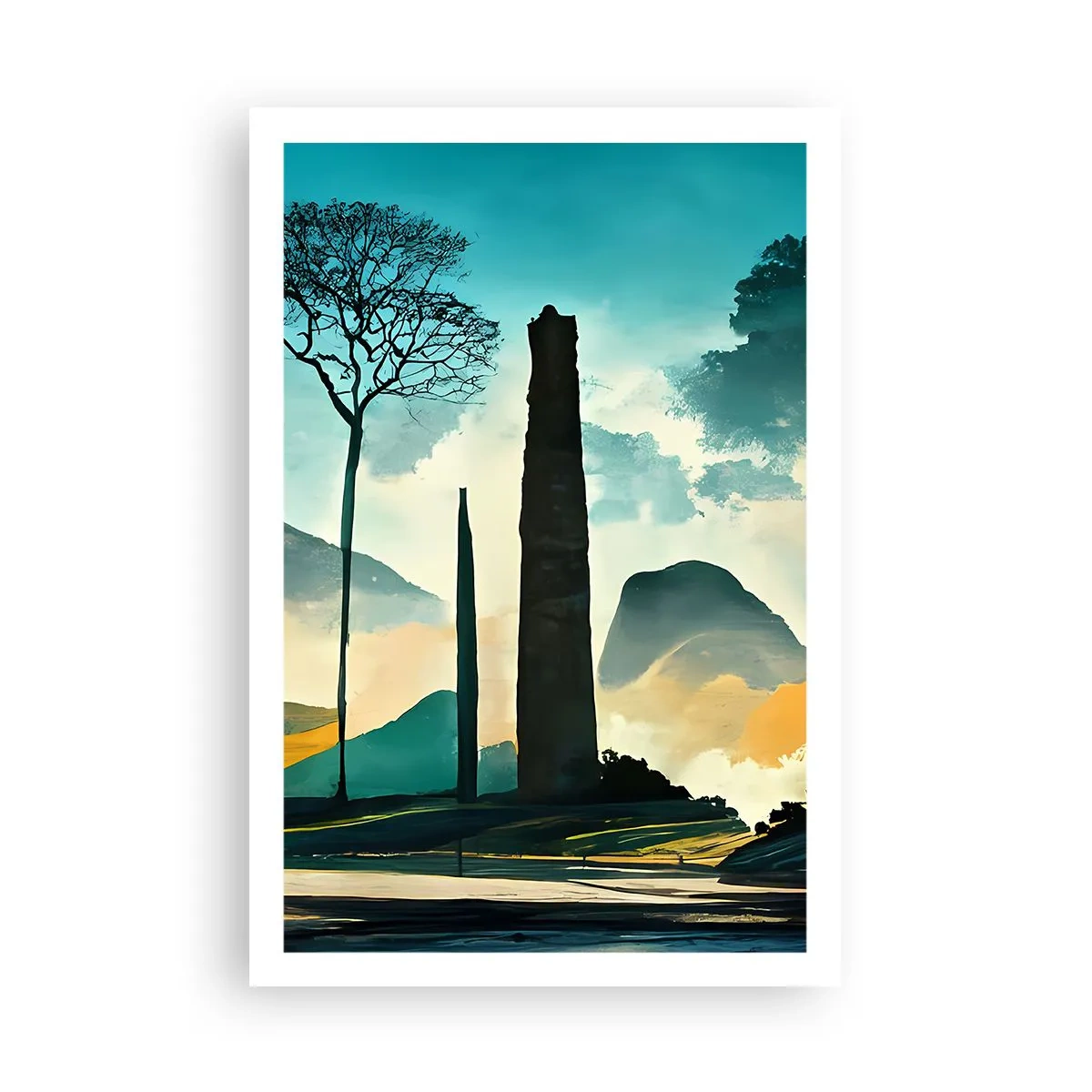 Affisch - Fortfarande högre och högre - 61x91 cm