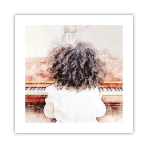 Affisch - I en ny värld - 40x40 cm