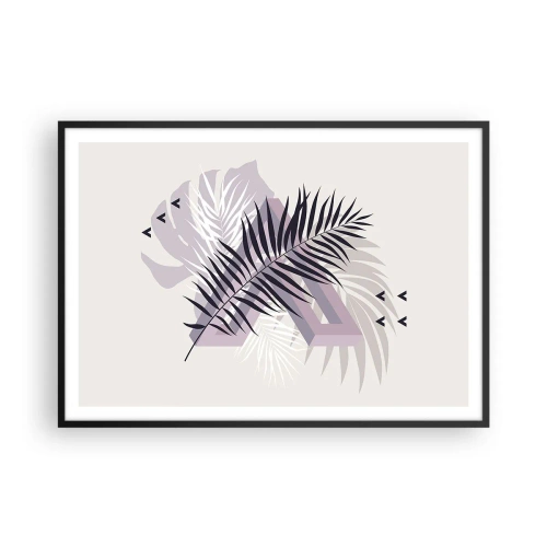 Affisch i svart ram - Skuggans skugga - 100x70 cm