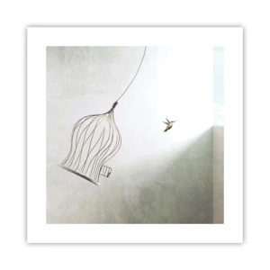 Affisch - I sitt esse - 40x40 cm