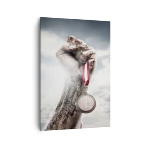 Canvastavla - Bild på duk - Per aspera ad astra - 70x100 cm