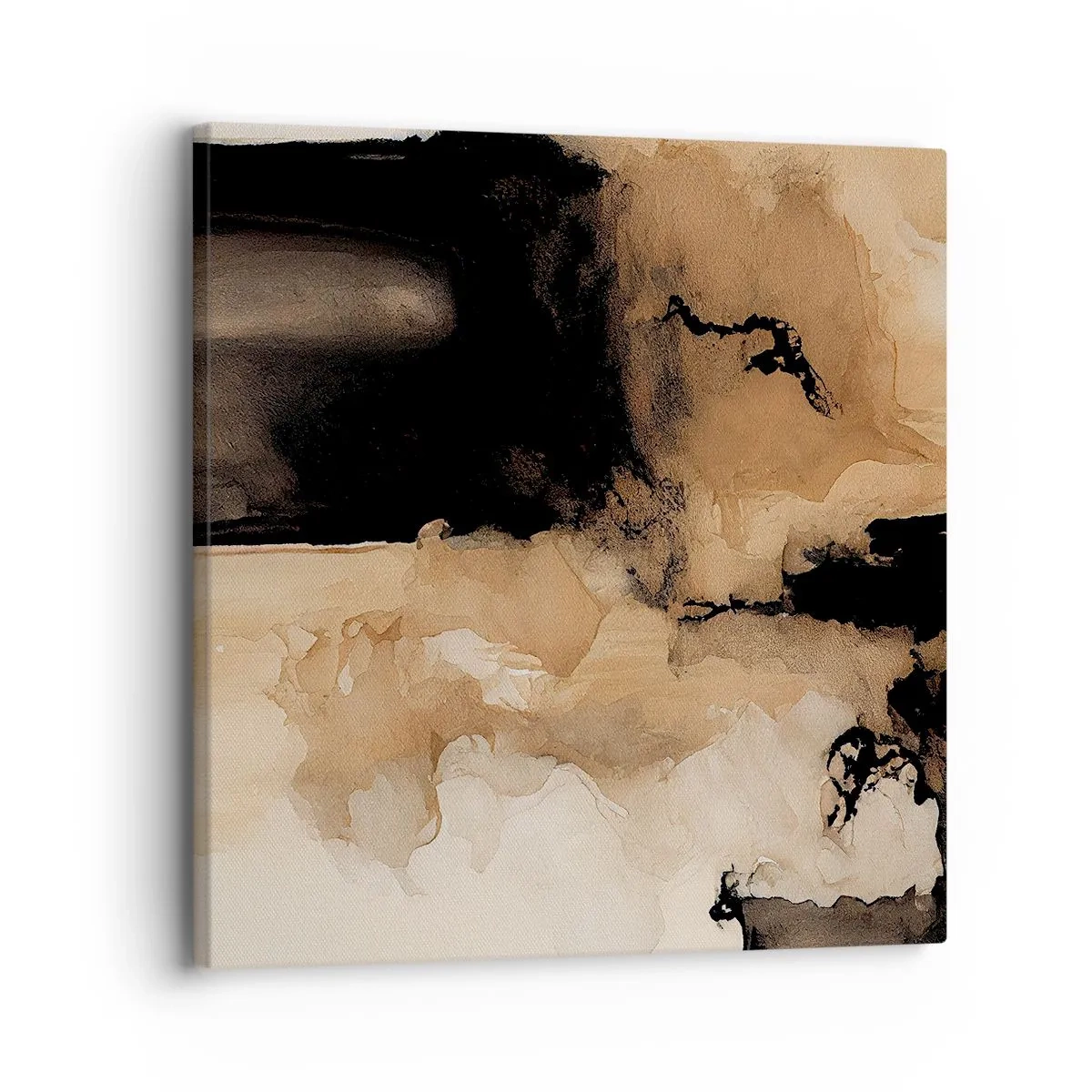 Canvastavla - Bild på duk - Intrigerande abstraktion - 30x30 cm