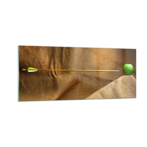 Glastavla - Bild på glas - Kalla Wilhelm Tells ande - 100x40 cm