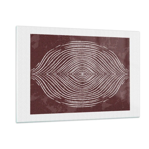 Glastavla - Bild på glas - Rymden talar - 120x80 cm