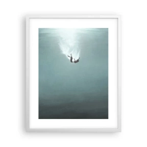 Affisch i vit ram - I havets famn - 40x50 cm