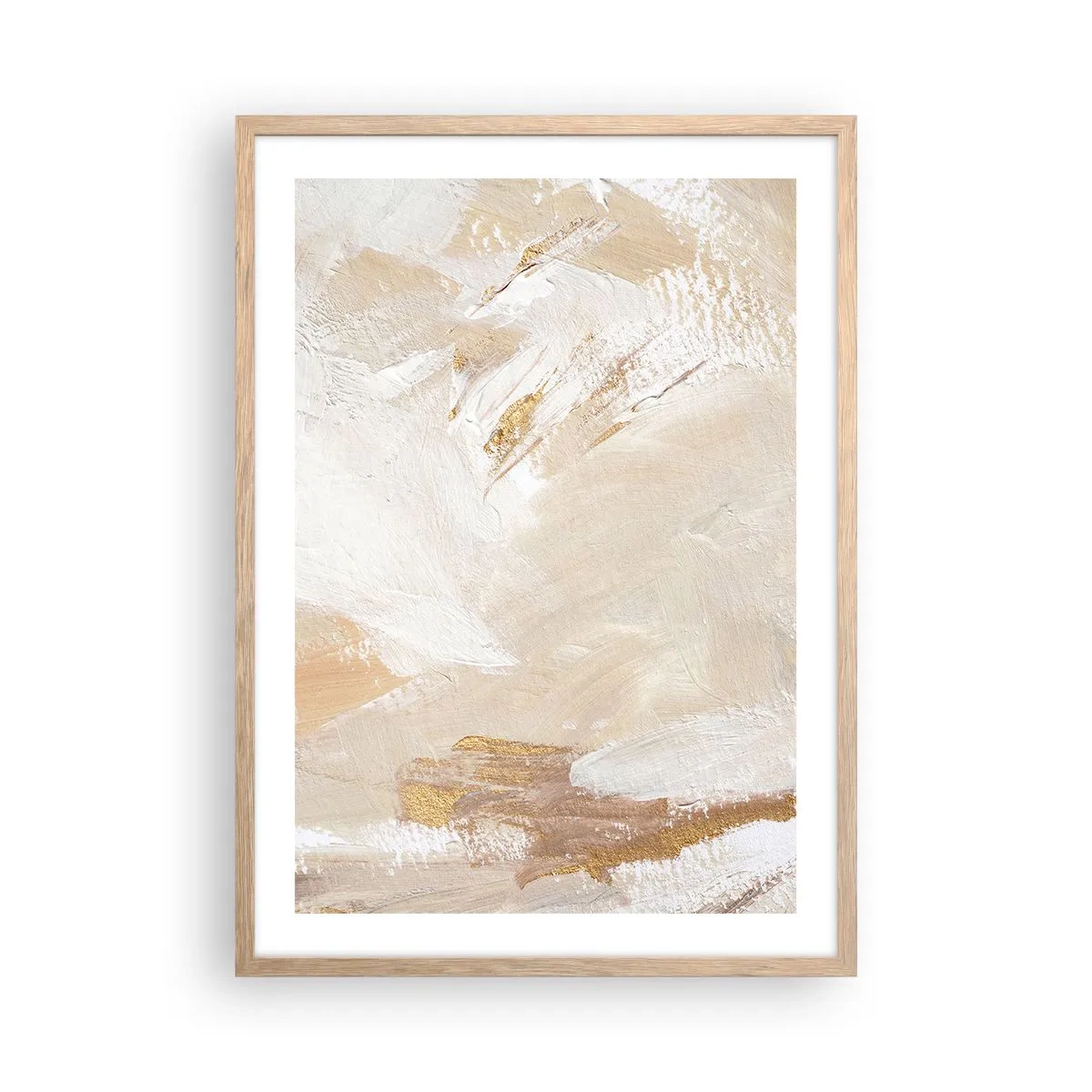 Affisch i ram av ljusek - Pastellfärgad komposition - 50x70 cm