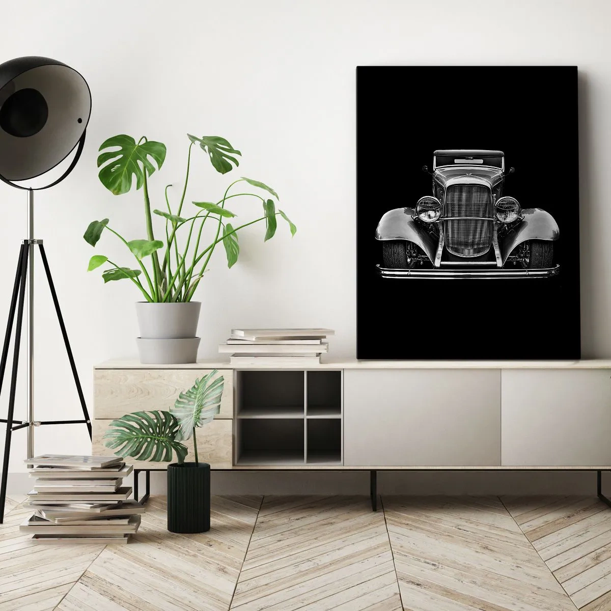 Canvastavla - Bild på duk - En sann gentleman - 45x80 cm
