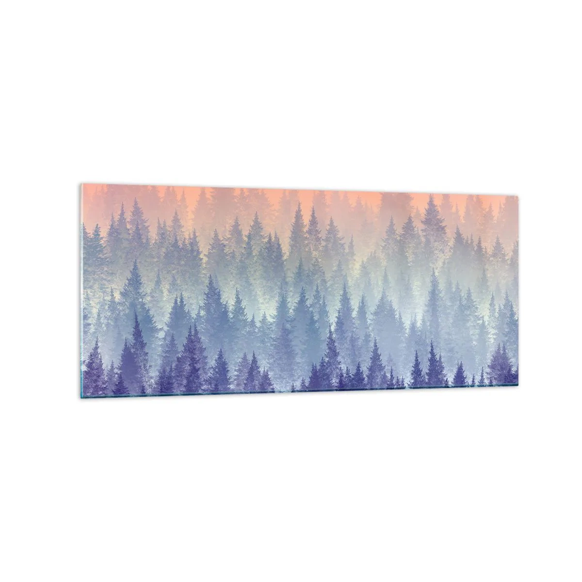 Glastavla - Bild på glas - Högt, högre, upp till himlen - 120x50 cm