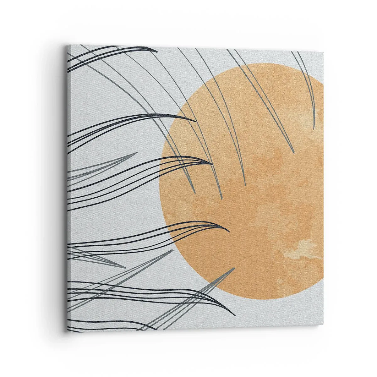 Canvastavla - Bild på duk - Alltid mot solen - 70x70 cm