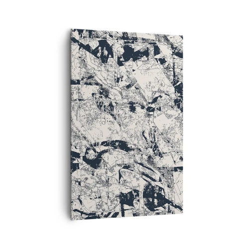 Canvastavla - Bild på duk - Motsatsernas interpenetration - 80x120 cm