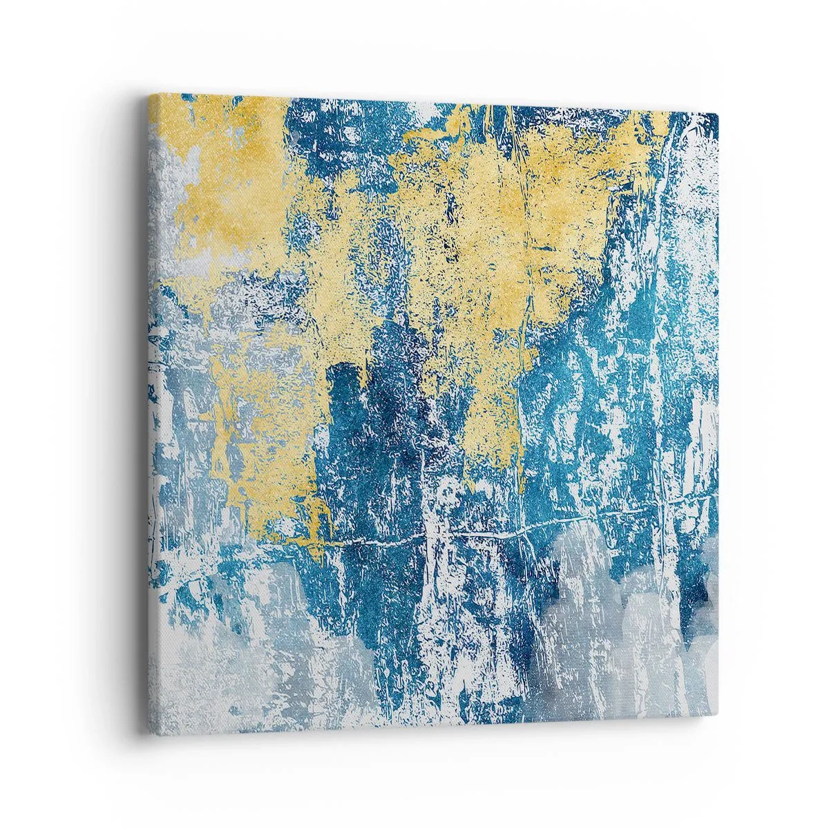 Canvastavla - Bild på duk - En väderfylld abstraktion - 40x40 cm